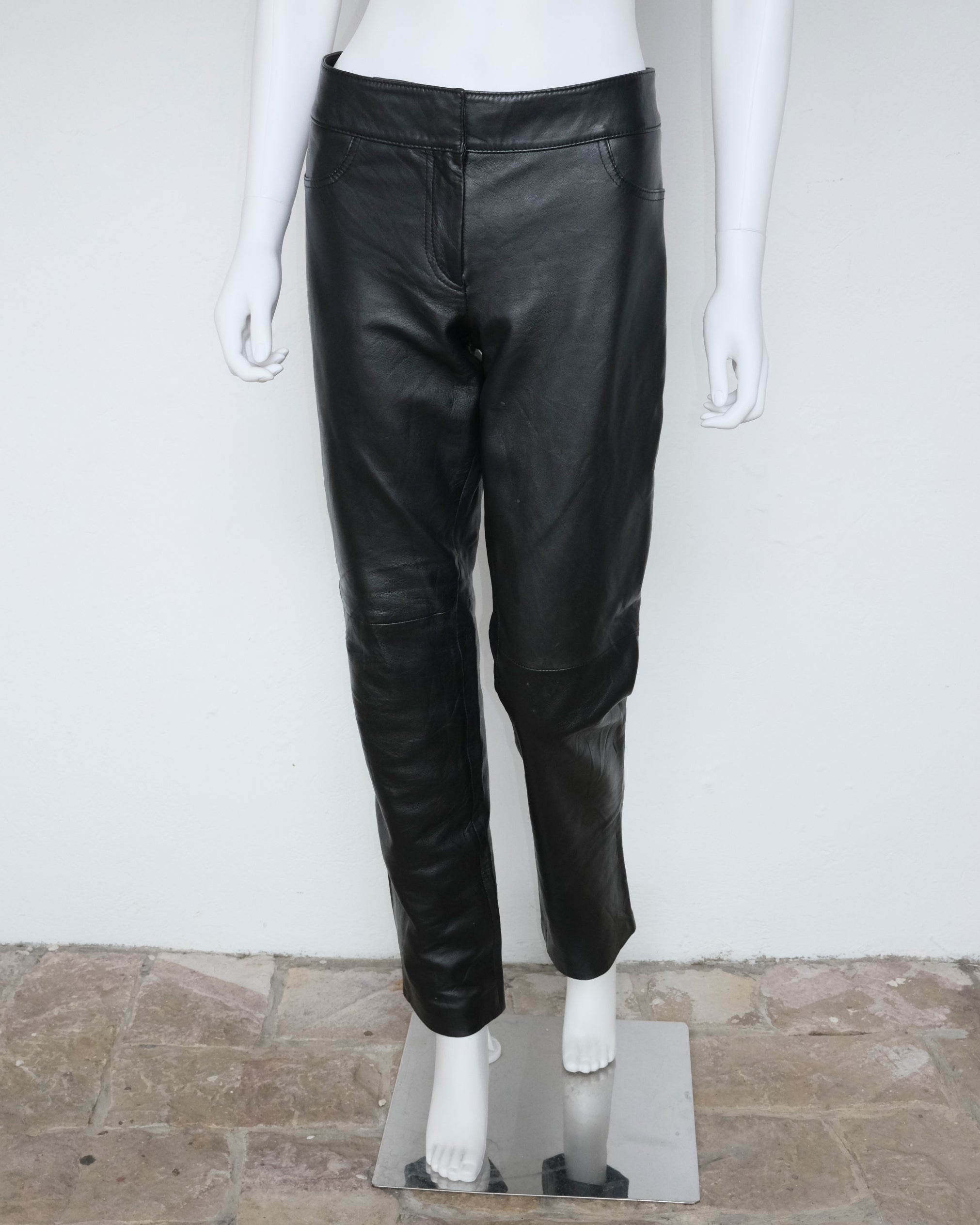 CACHE LEATHER PANTS (M)