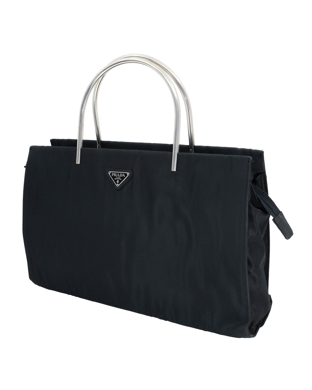 PRADA 1997 METAL HANDLE BAG