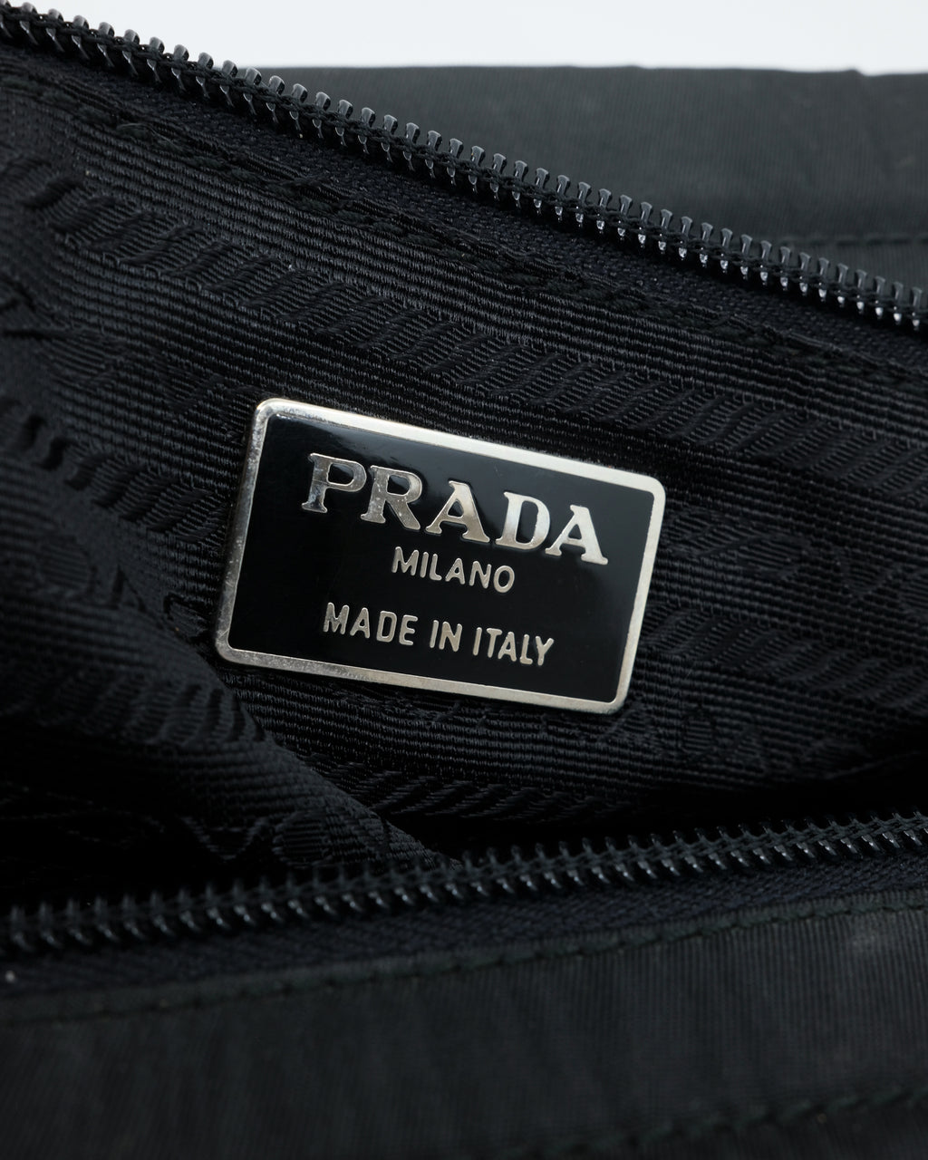 PRADA 1997 METAL HANDLE BAG