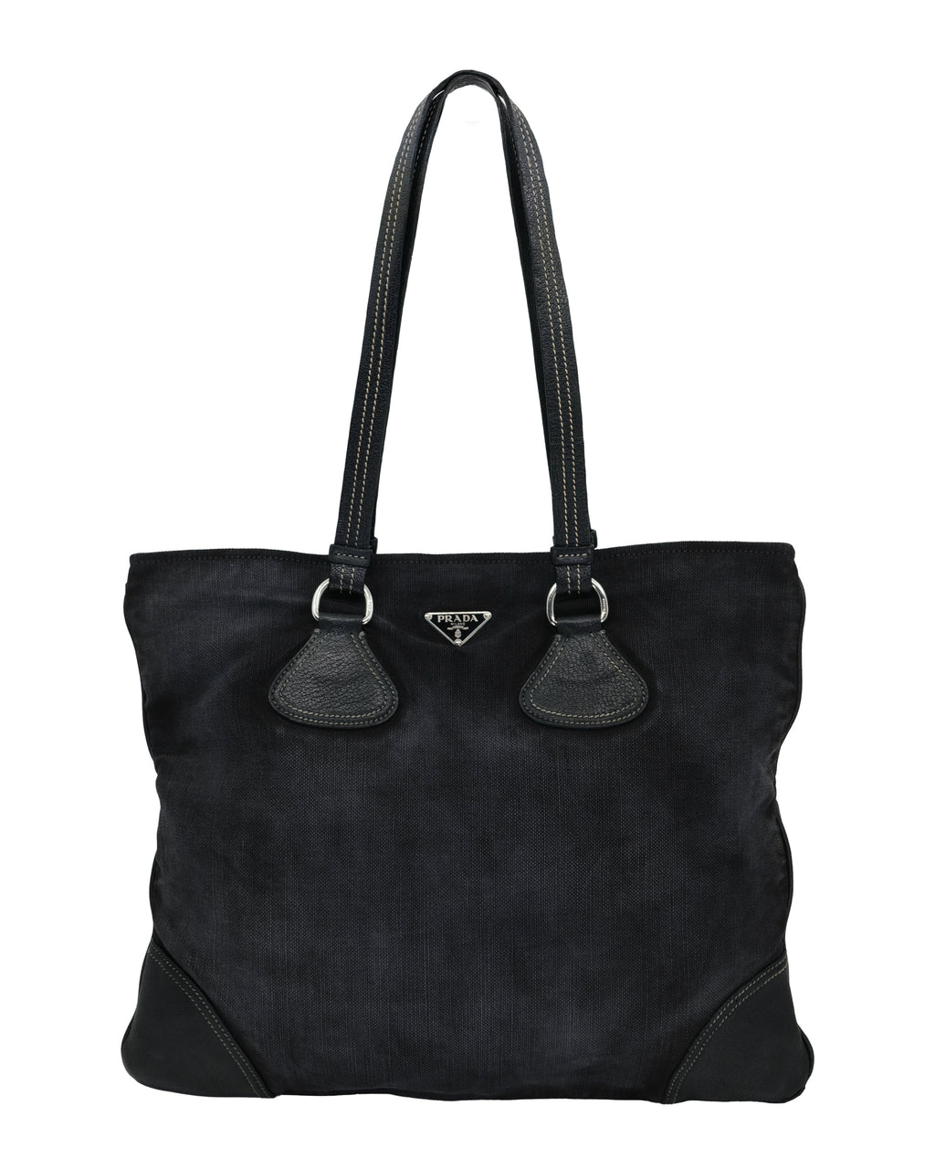 PRADA DENIM WASHED BAG