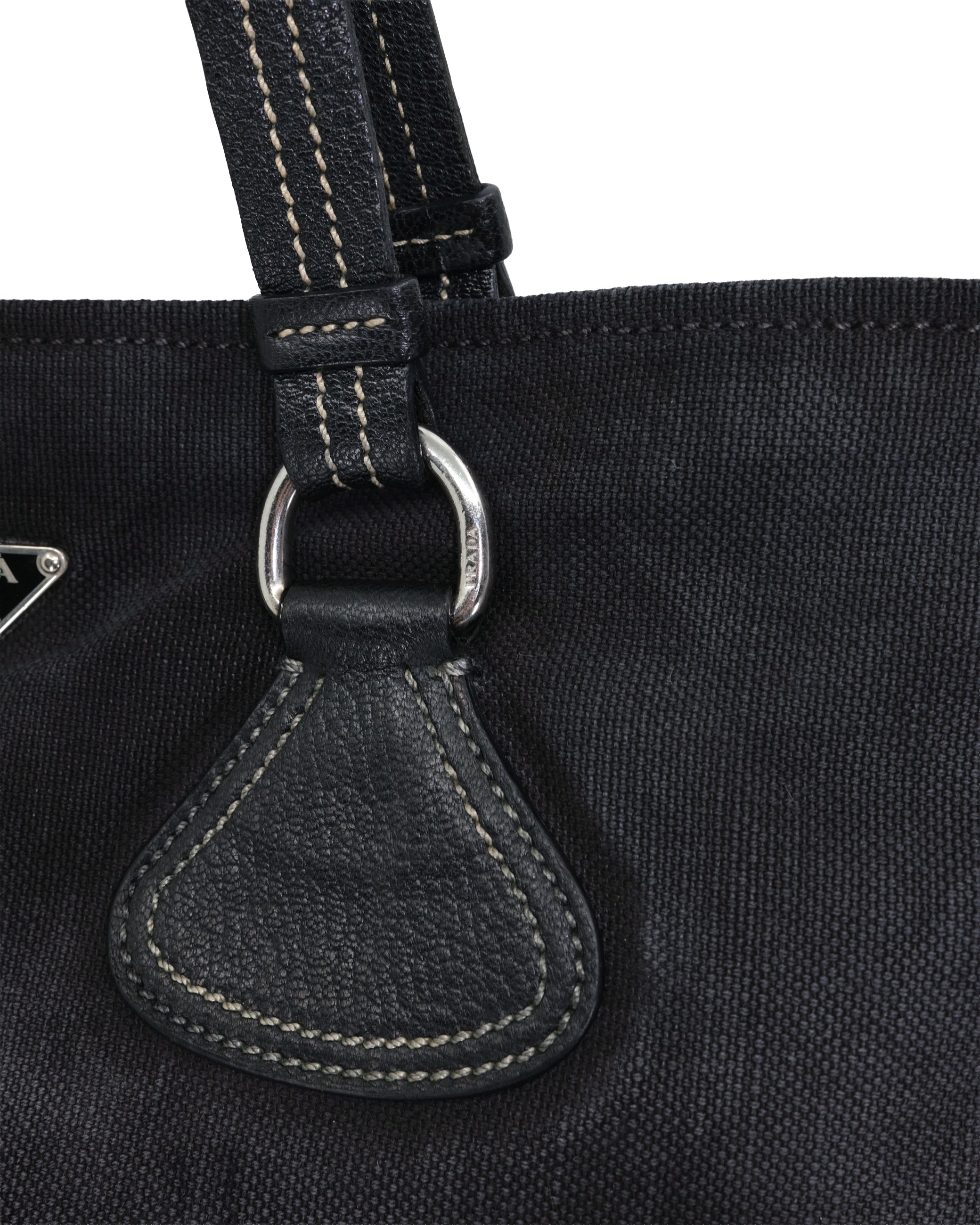 PRADA DENIM WASHED BAG
