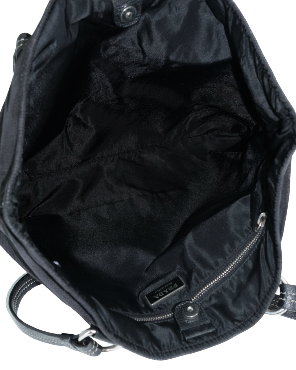 PRADA DENIM WASHED BAG