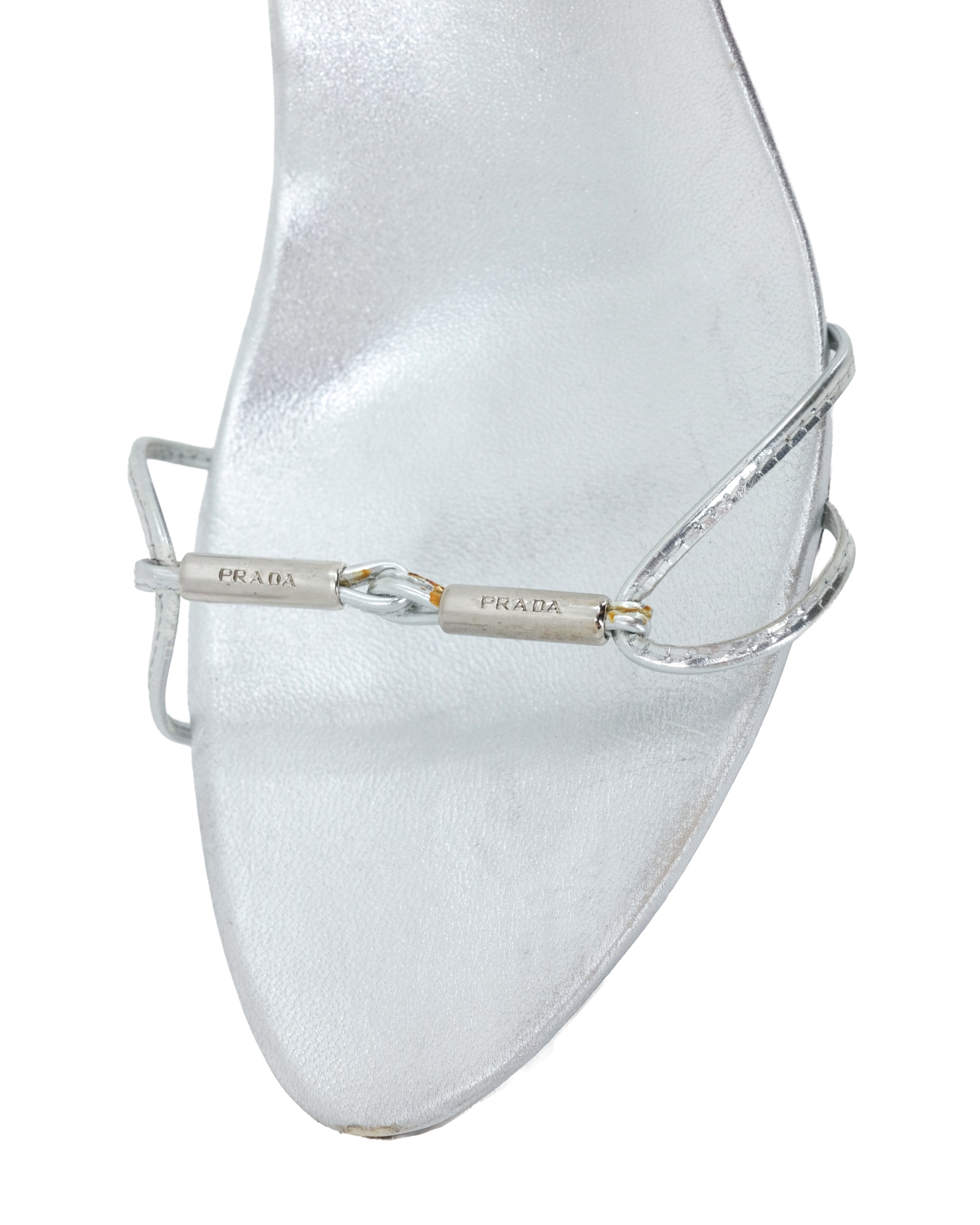2000'S PRADA SLINGBACK SANDALS (38.5)