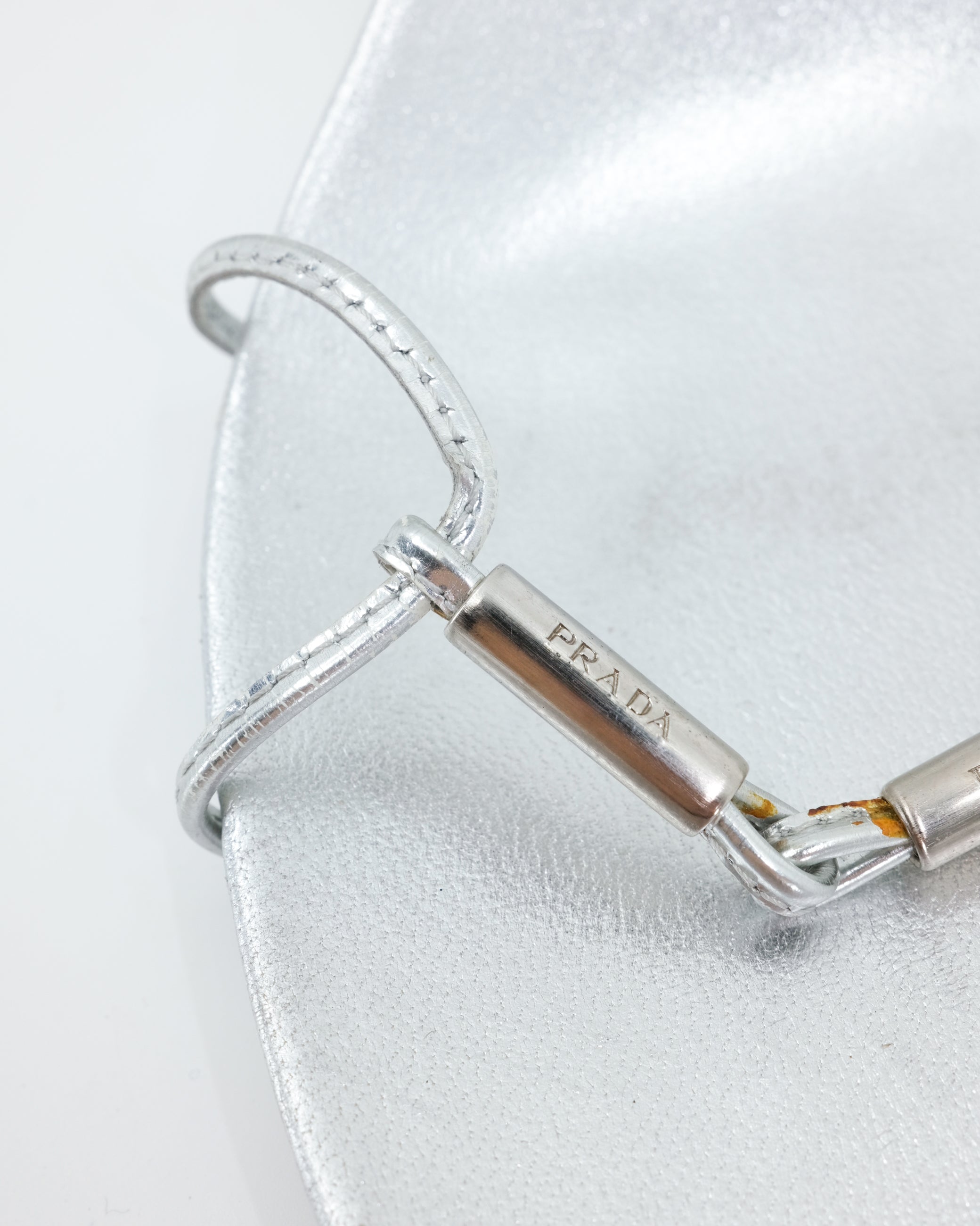 2000'S PRADA SLINGBACK SANDALS (38.5)