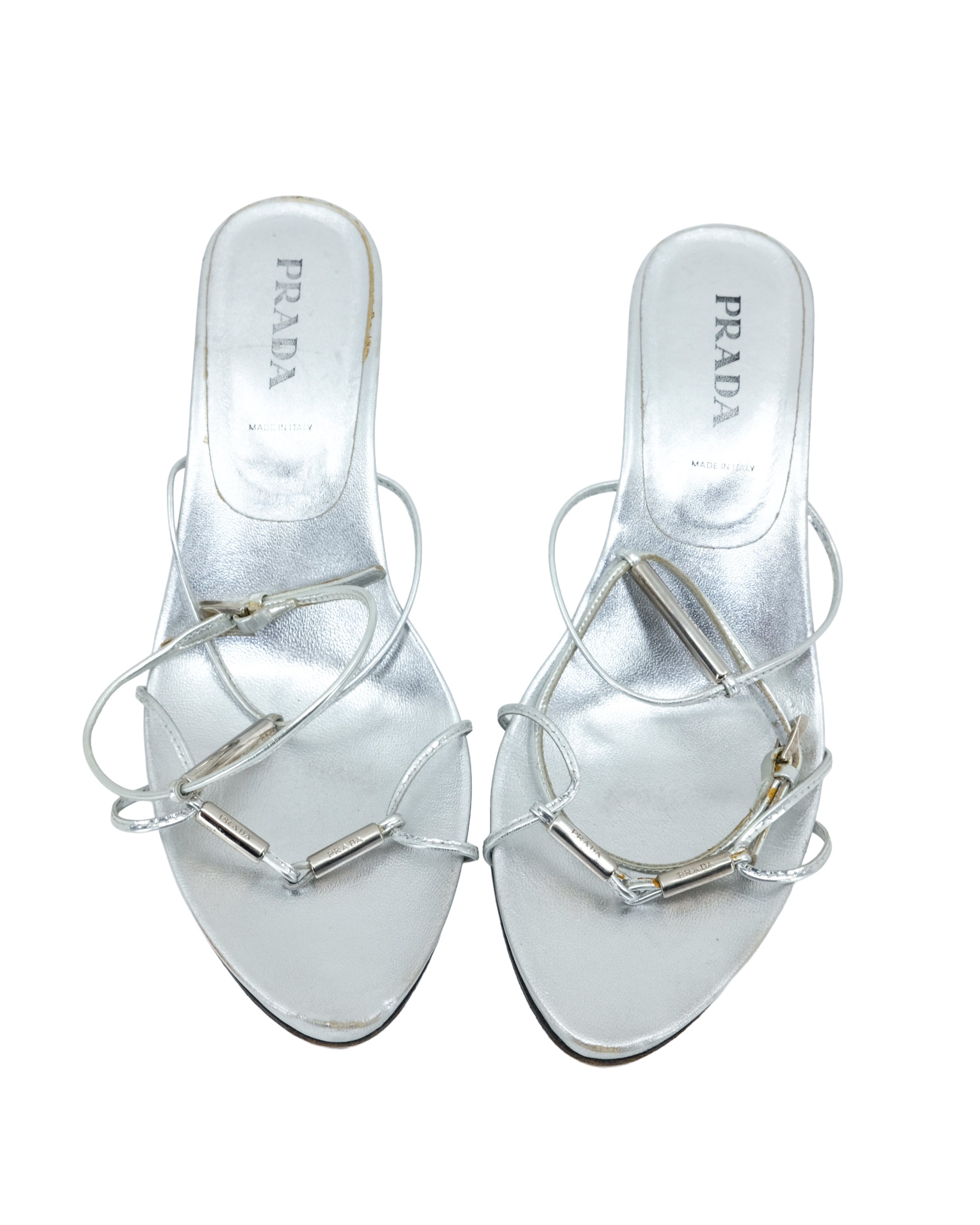 2000'S PRADA SLINGBACK SANDALS (38.5)