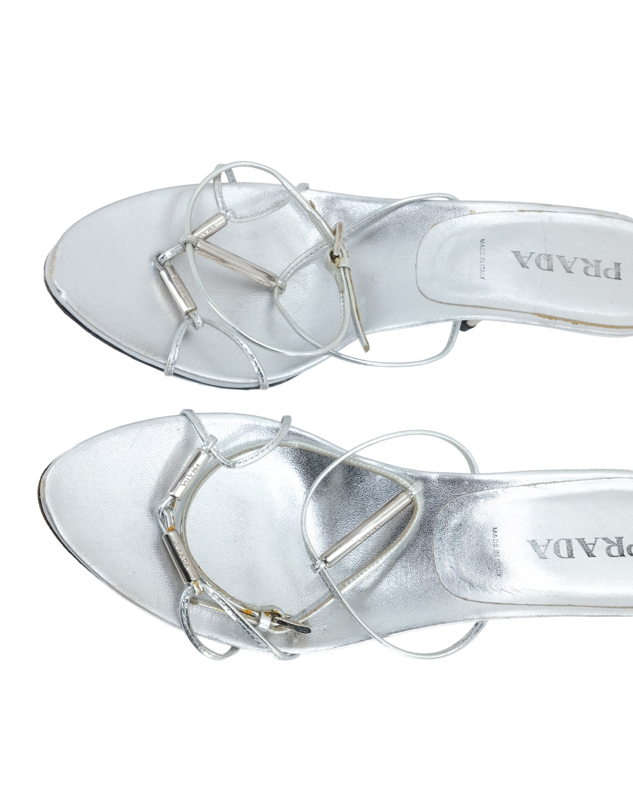 2000'S PRADA SLINGBACK SANDALS (38.5)
