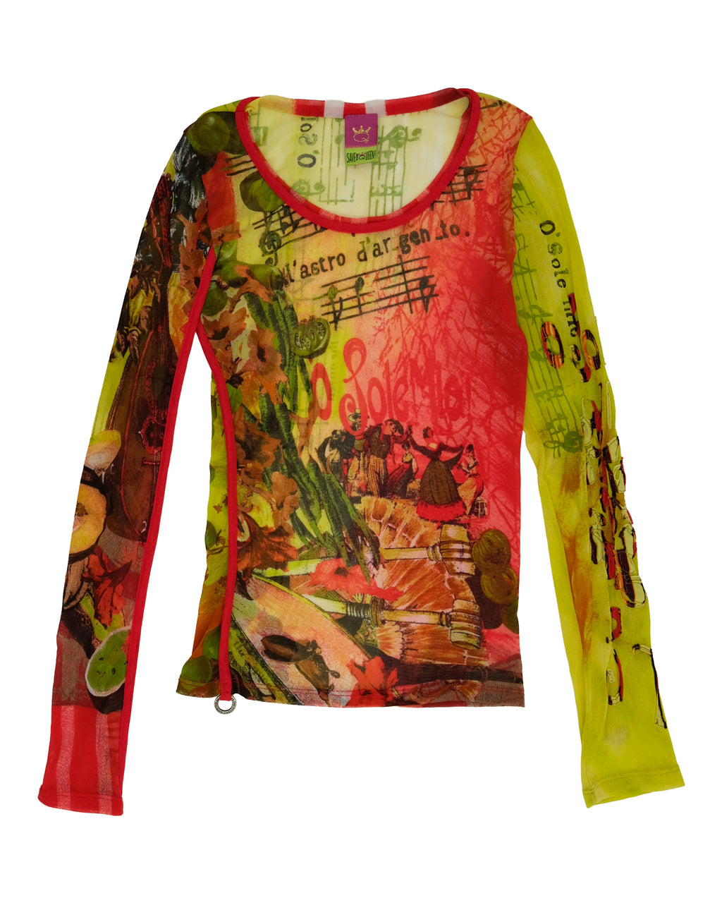 SAVE THE QUEEN MESH TOP (M)