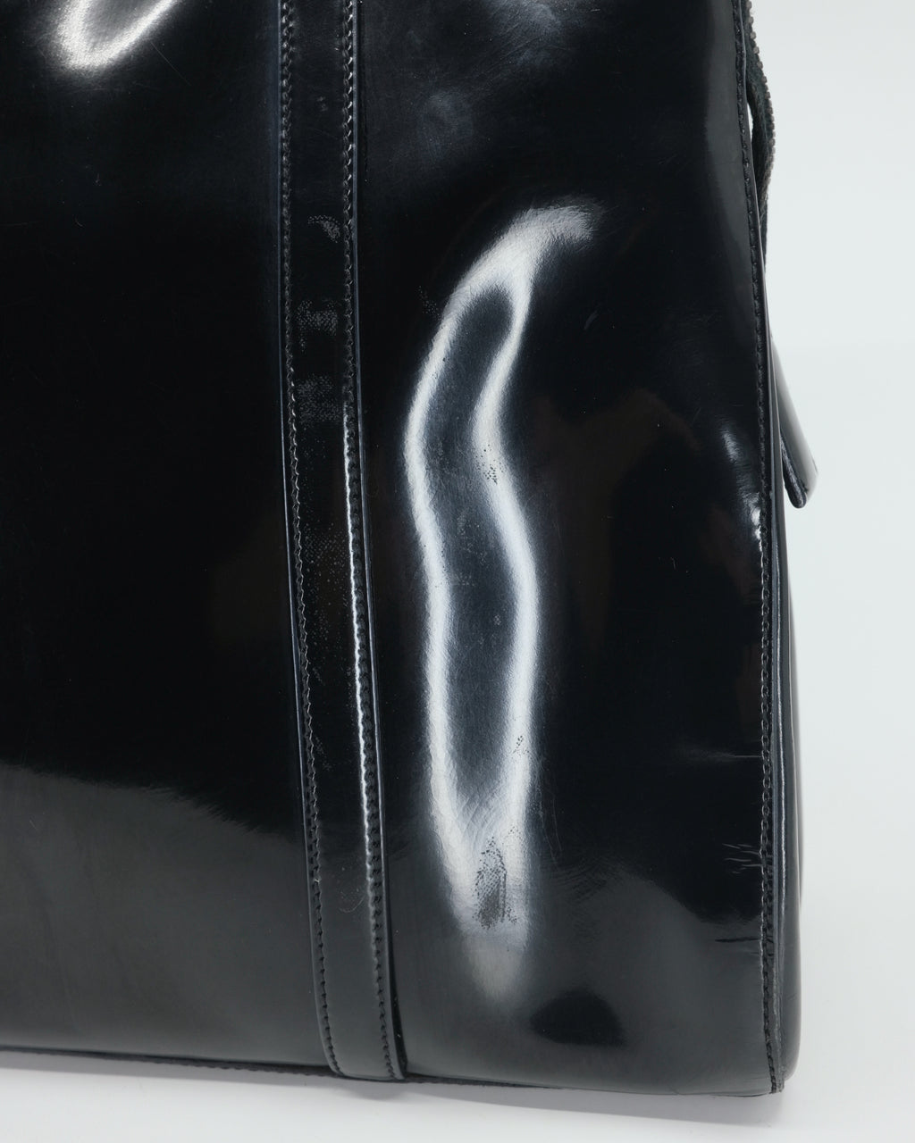 PRADA PATENT LEATHER SHOULDER BAG