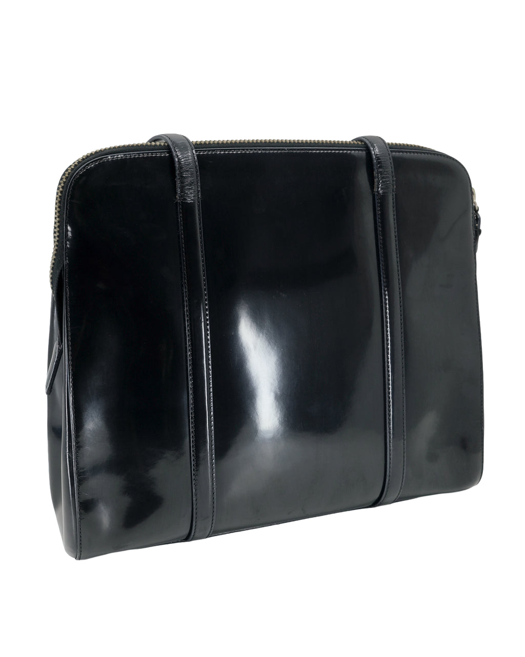PRADA PATENT LEATHER SHOULDER BAG
