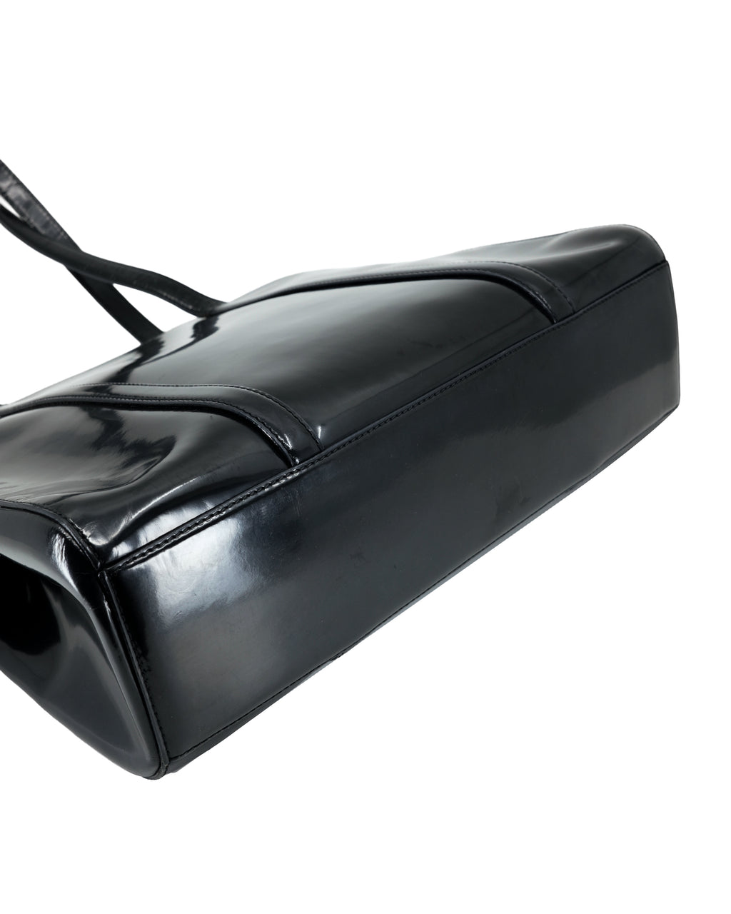PRADA PATENT LEATHER SHOULDER BAG