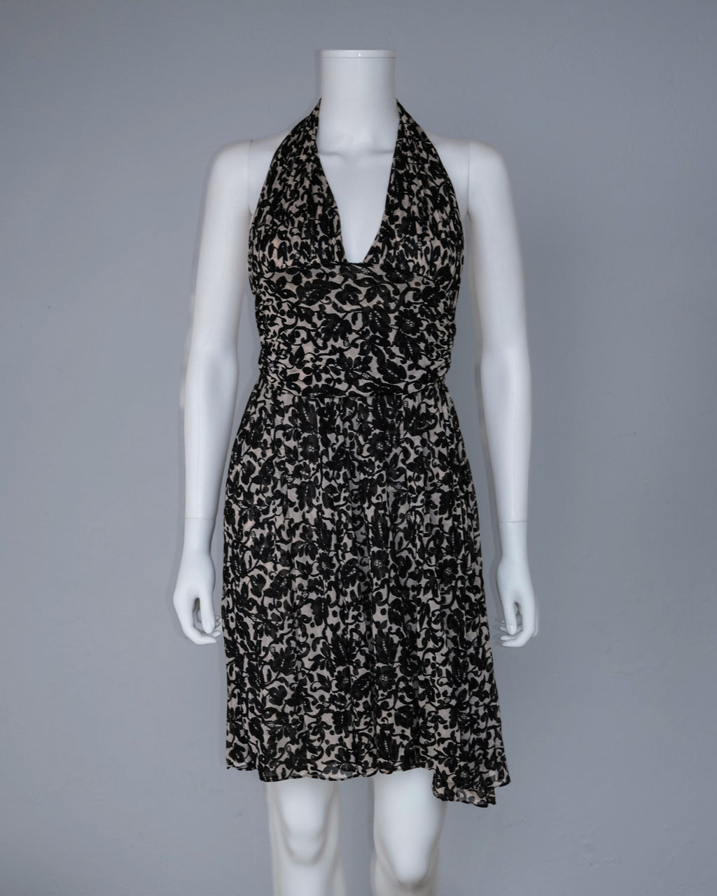 DIANE VON FURSTENBERG  SILK DRESS (S)