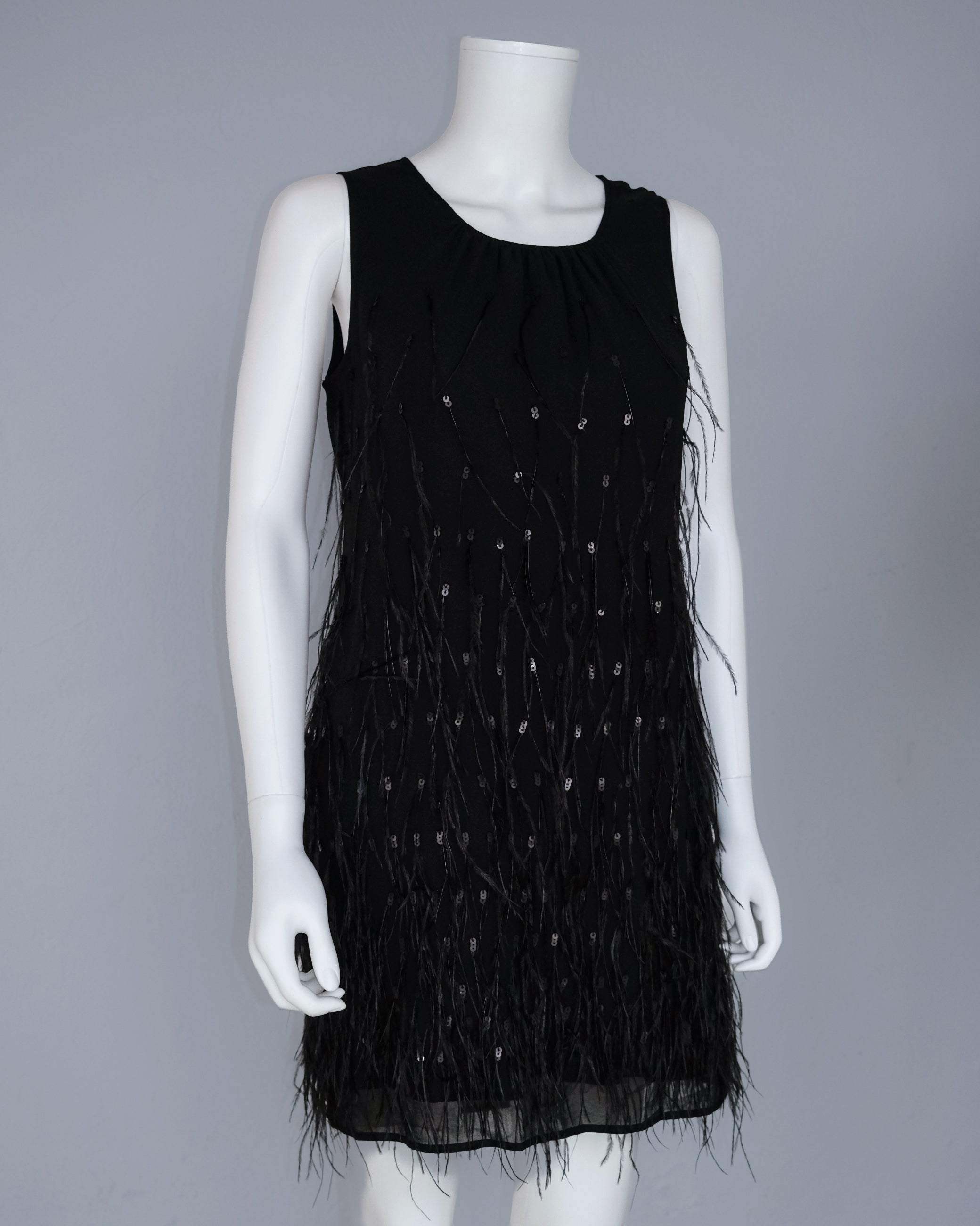 TALBOTS FEATHER DRESS (S)