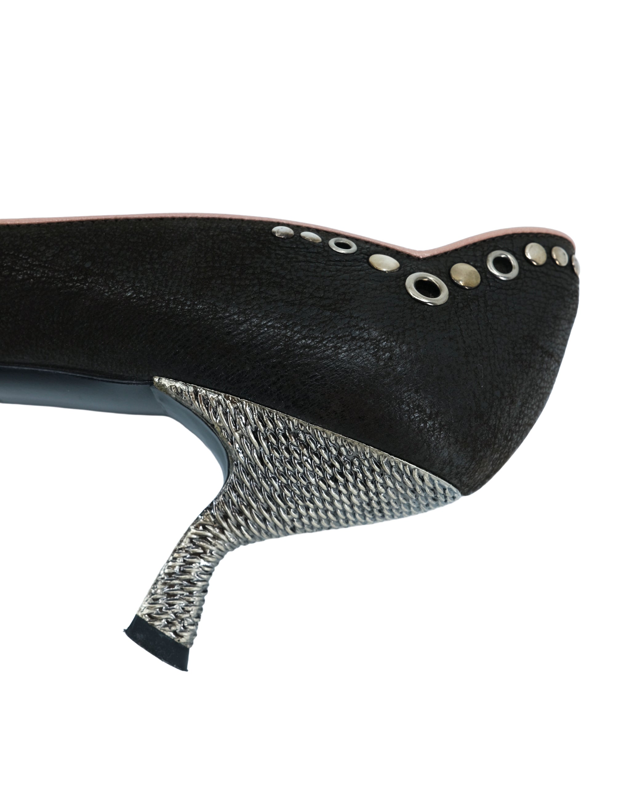 PRADA KITTEN HEELS 38.5EU 8US