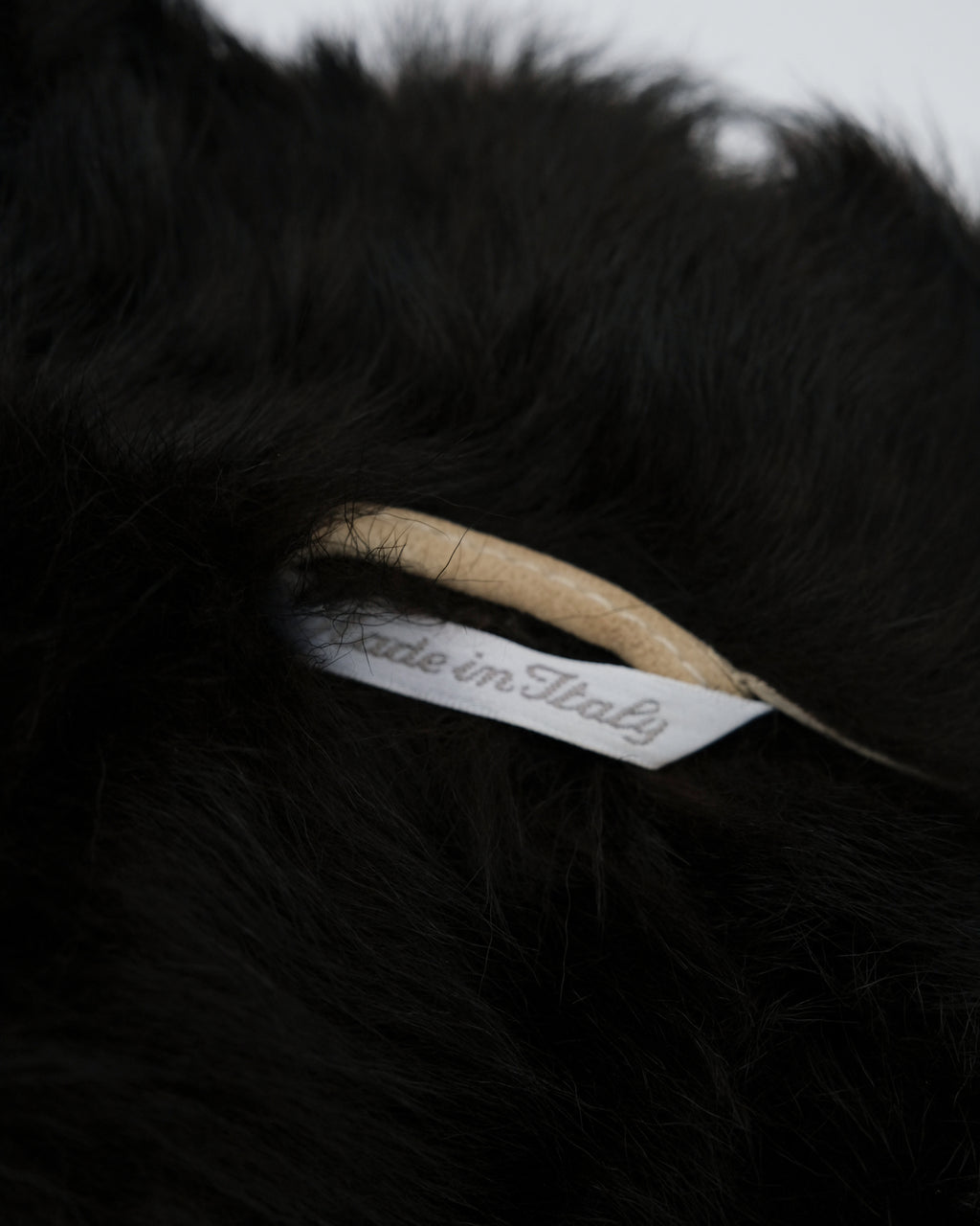 MAX MARA LEATHER & FUR JACKET (S)