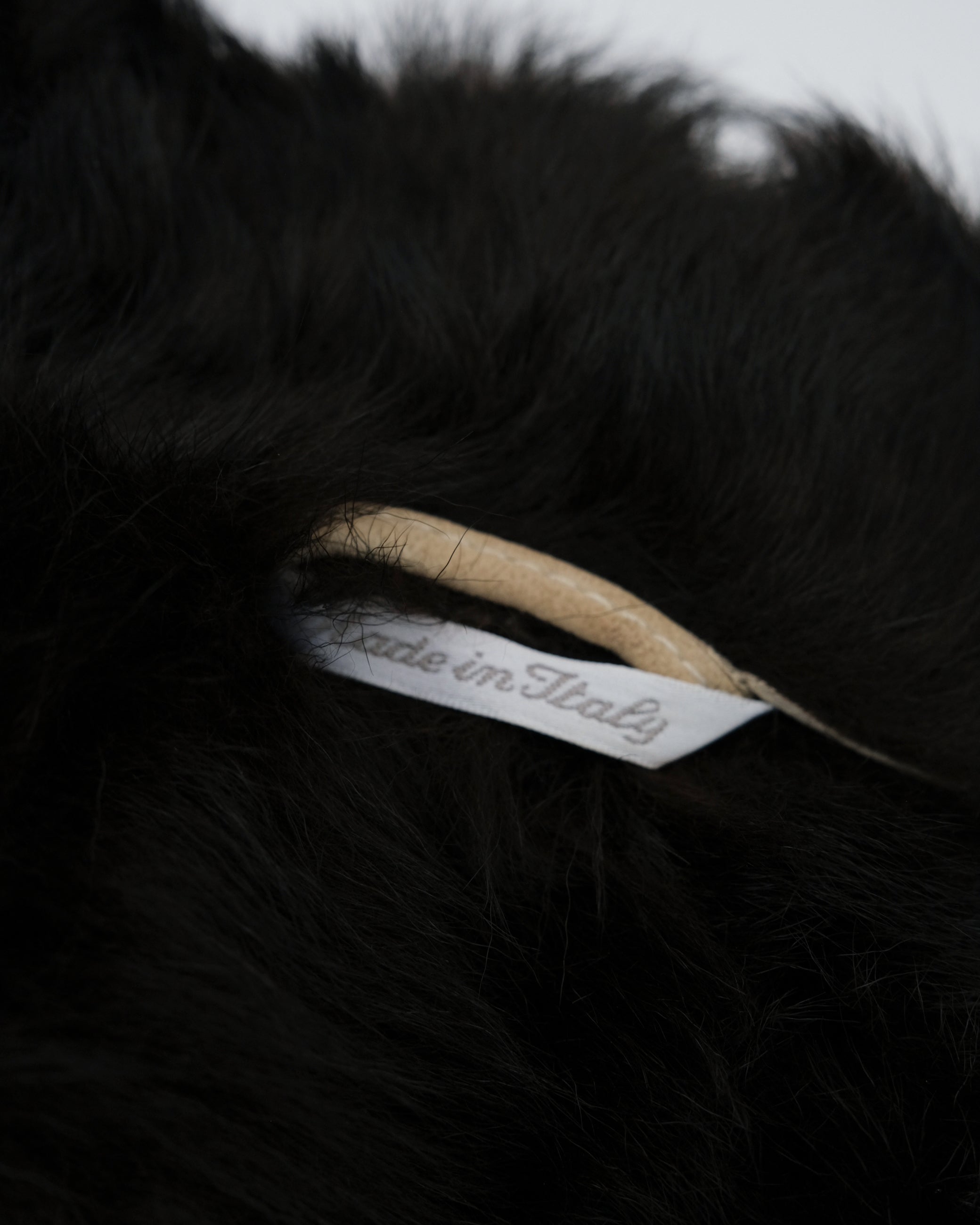 MAX MARA LEATHER & FUR JACKET (S)