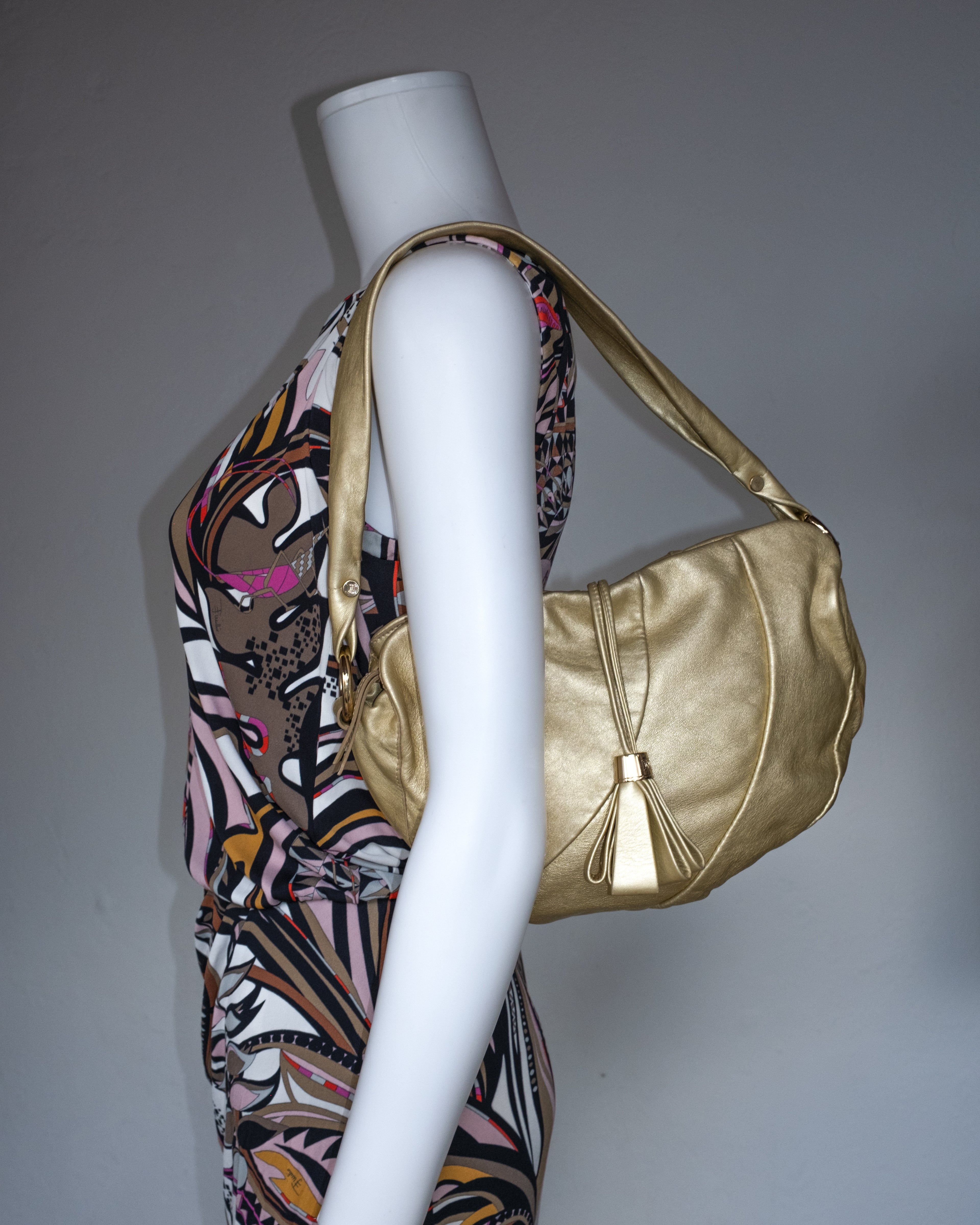 CELINE BITTERSWEET GOLD LEATHER BAG