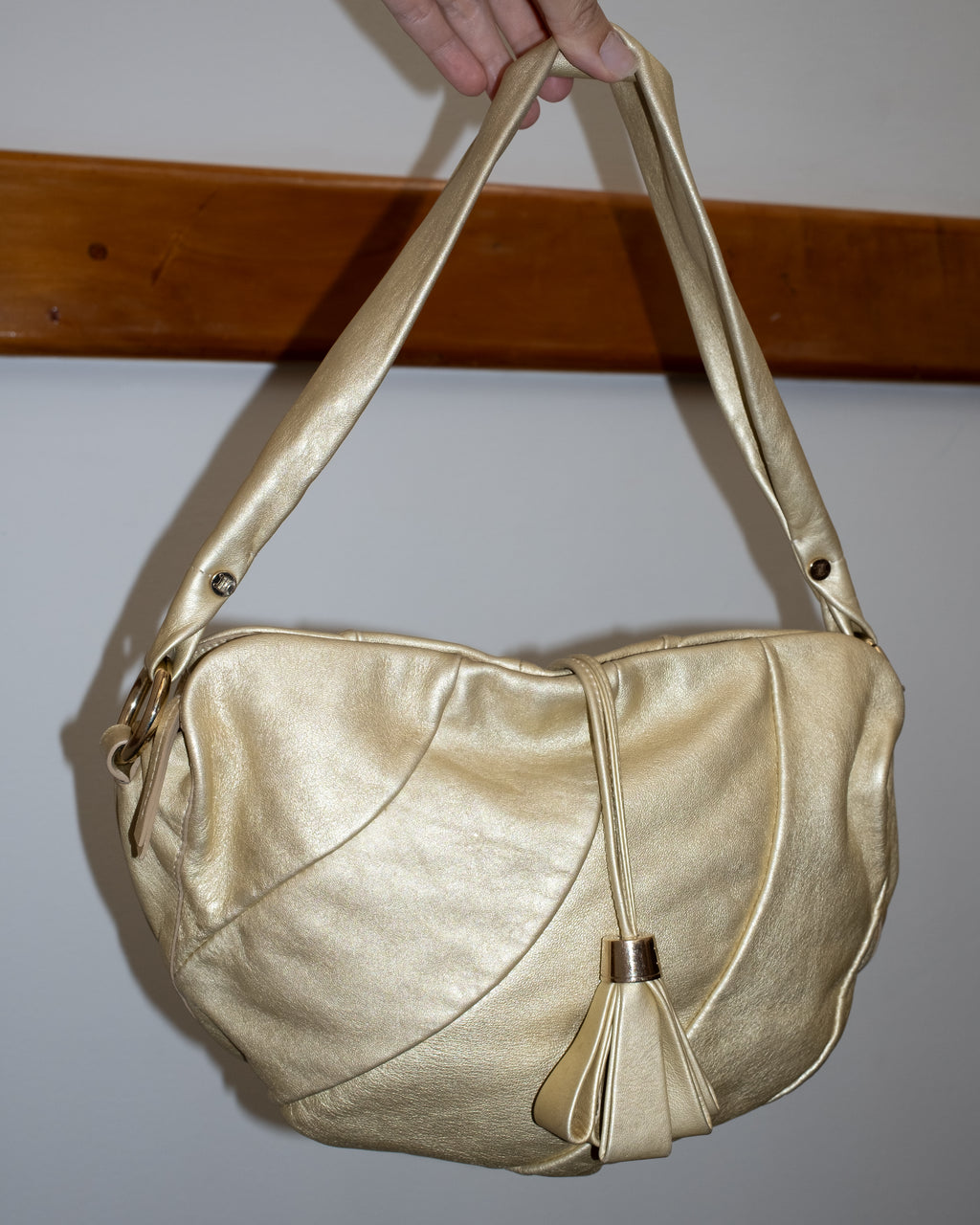 CELINE BITTERSWEET GOLD LEATHER BAG