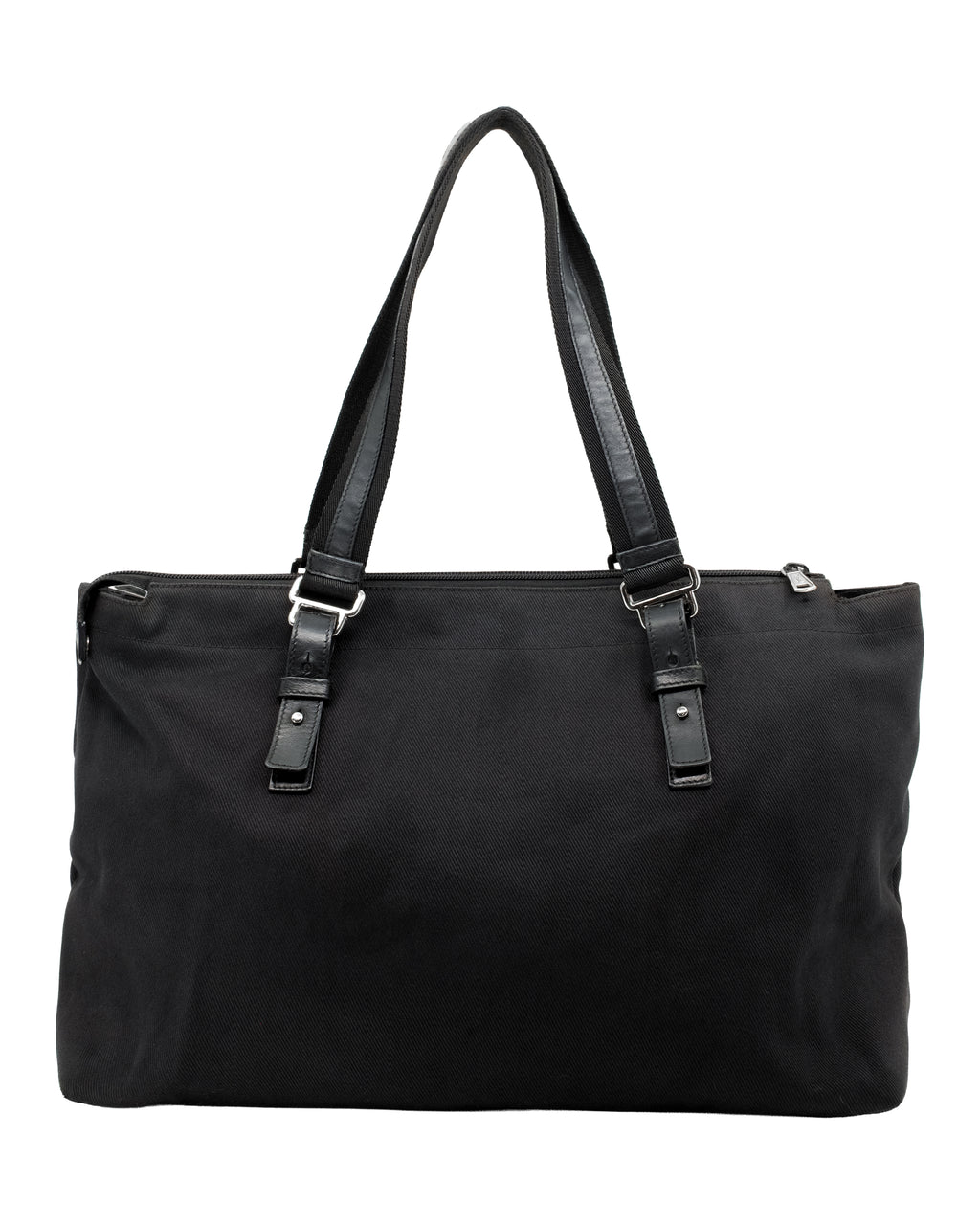 YVES SAINT LAURENT CANVAS SHOULDER BAG