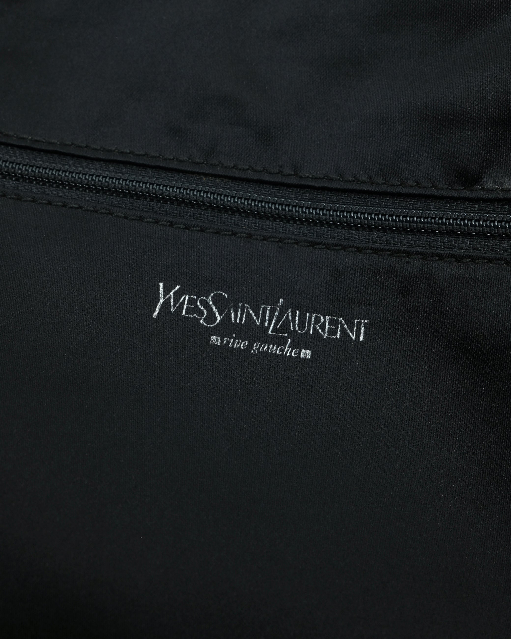YVES SAINT LAURENT CANVAS SHOULDER BAG