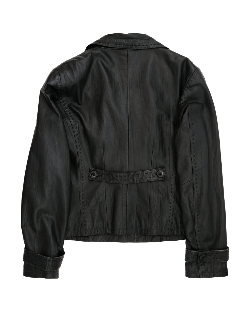 VINTAGE LEATHER JACKET (S/M)