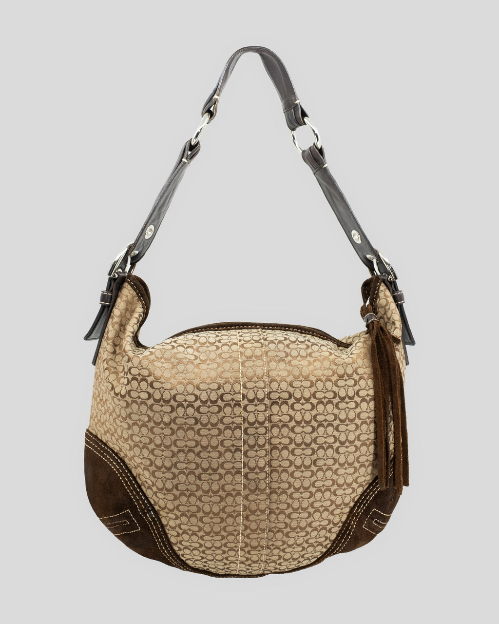 COACH BROWN SHOULDER BAG