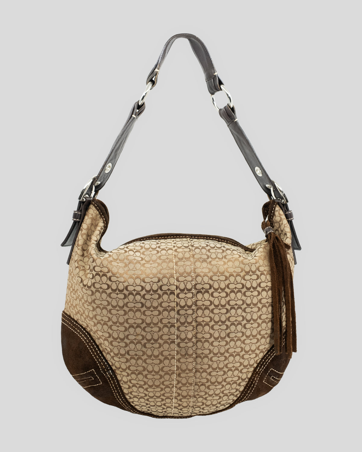 COACH BROWN SHOULDER BAG