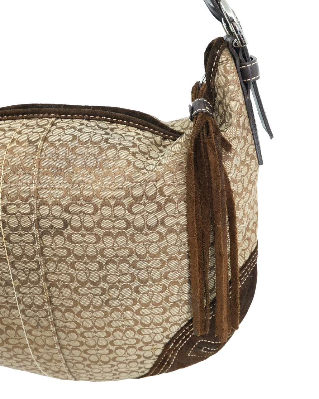 COACH BROWN SHOULDER BAG
