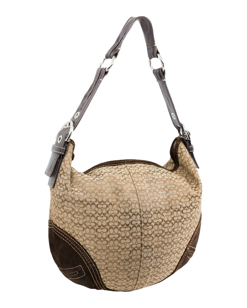 COACH BROWN SHOULDER BAG