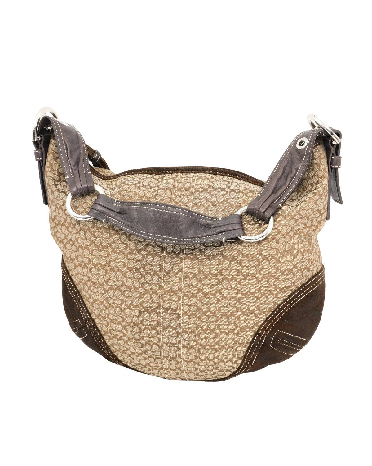 COACH BROWN SHOULDER BAG
