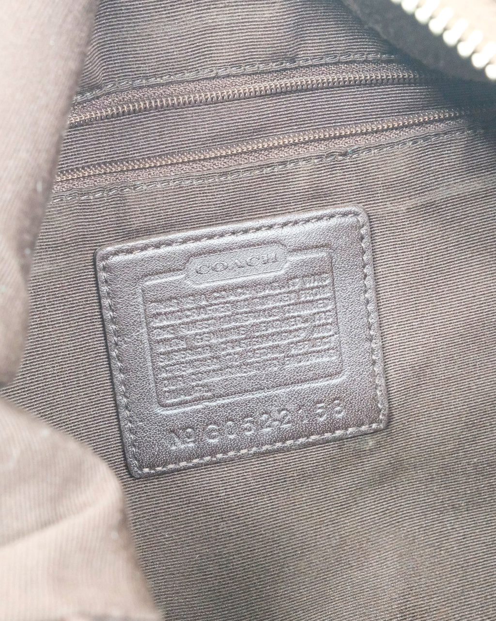 COACH BROWN SHOULDER BAG