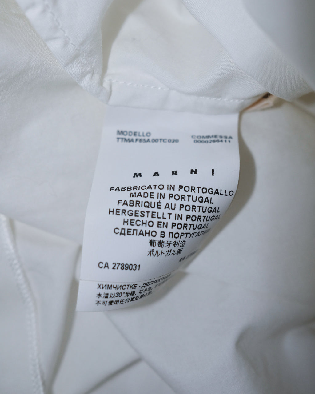 MARNI COTTON TOP M/L