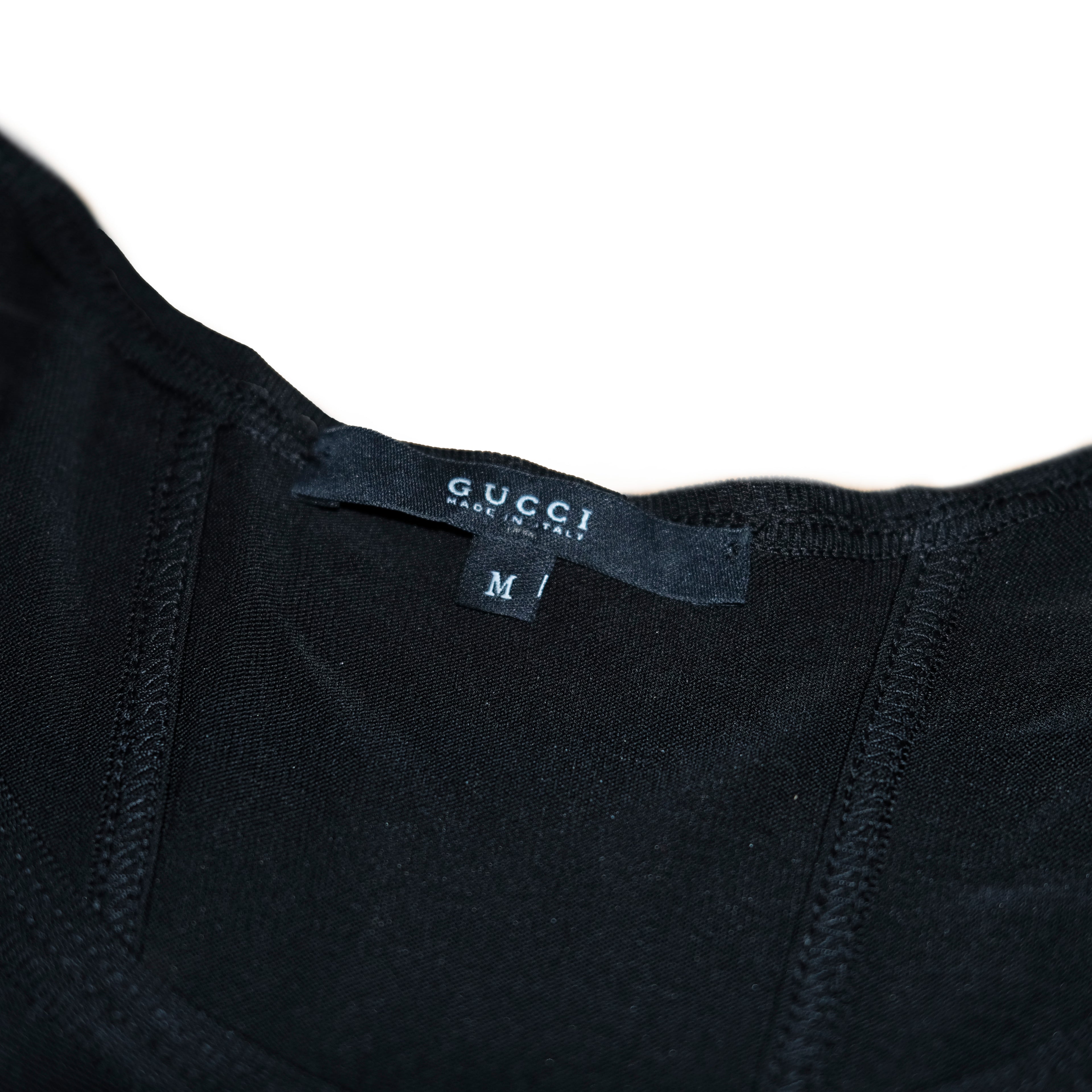 GUCCI TOP W/BAMBOO BELT (M)