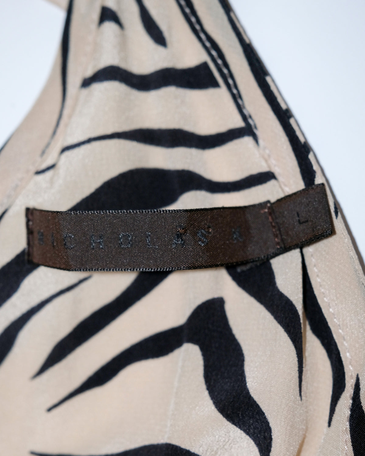 NICHOLAS K SILK ANIMAL PRINT DRESS (L)