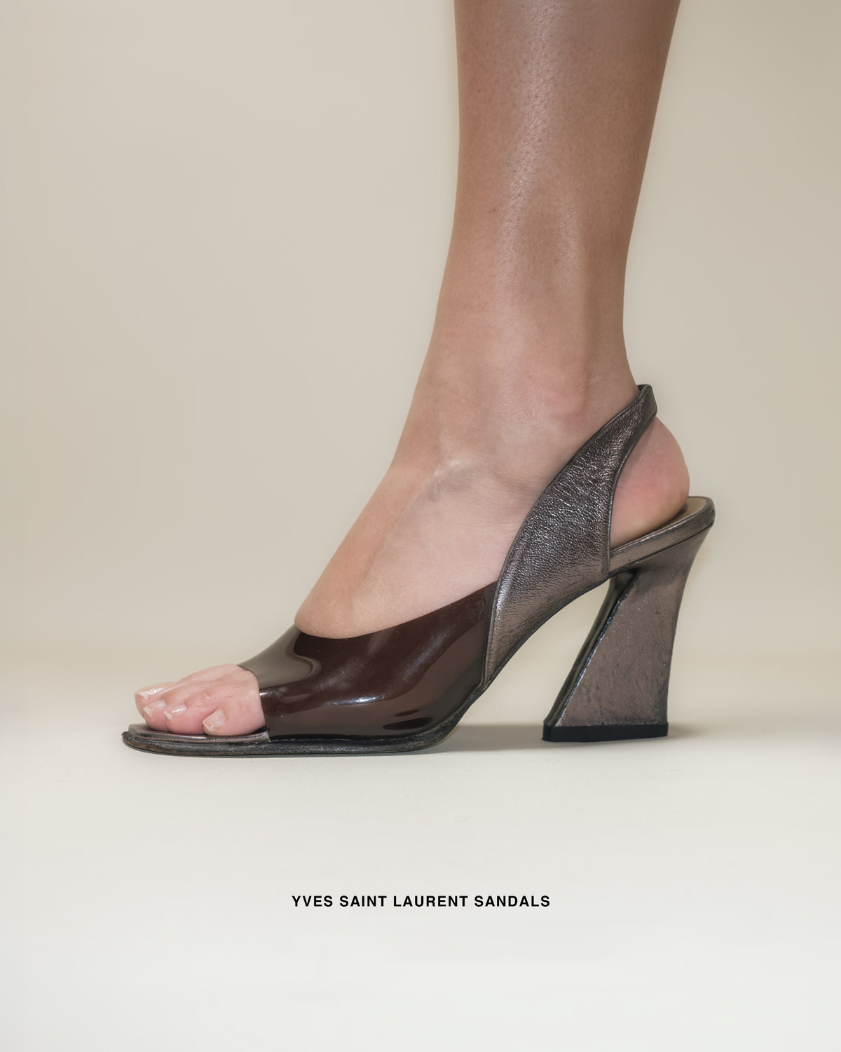 YVES SAINT LAURENT VINTAGE HEELS 38