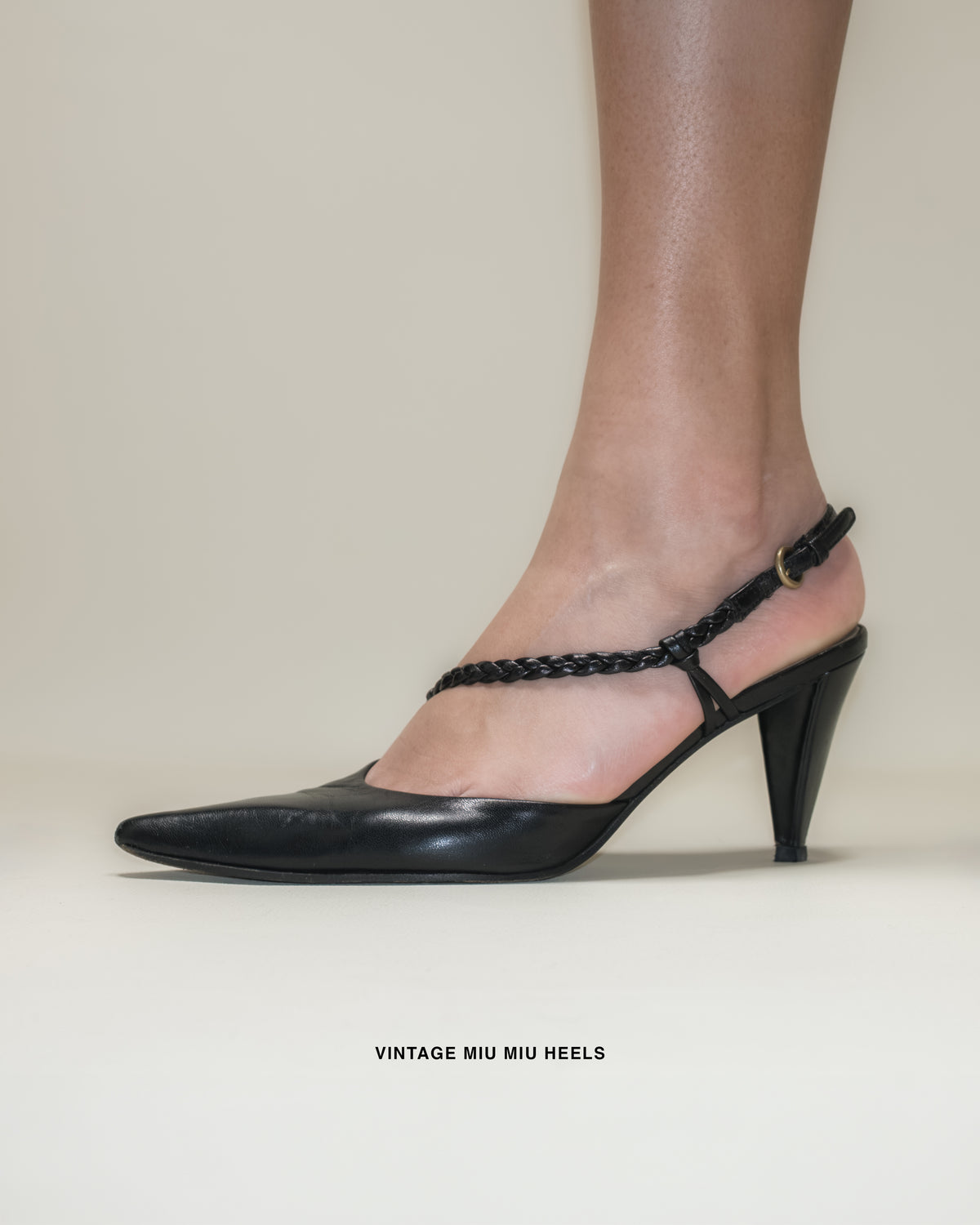 MIU MIU VINTAGE SLINGBACKS 37