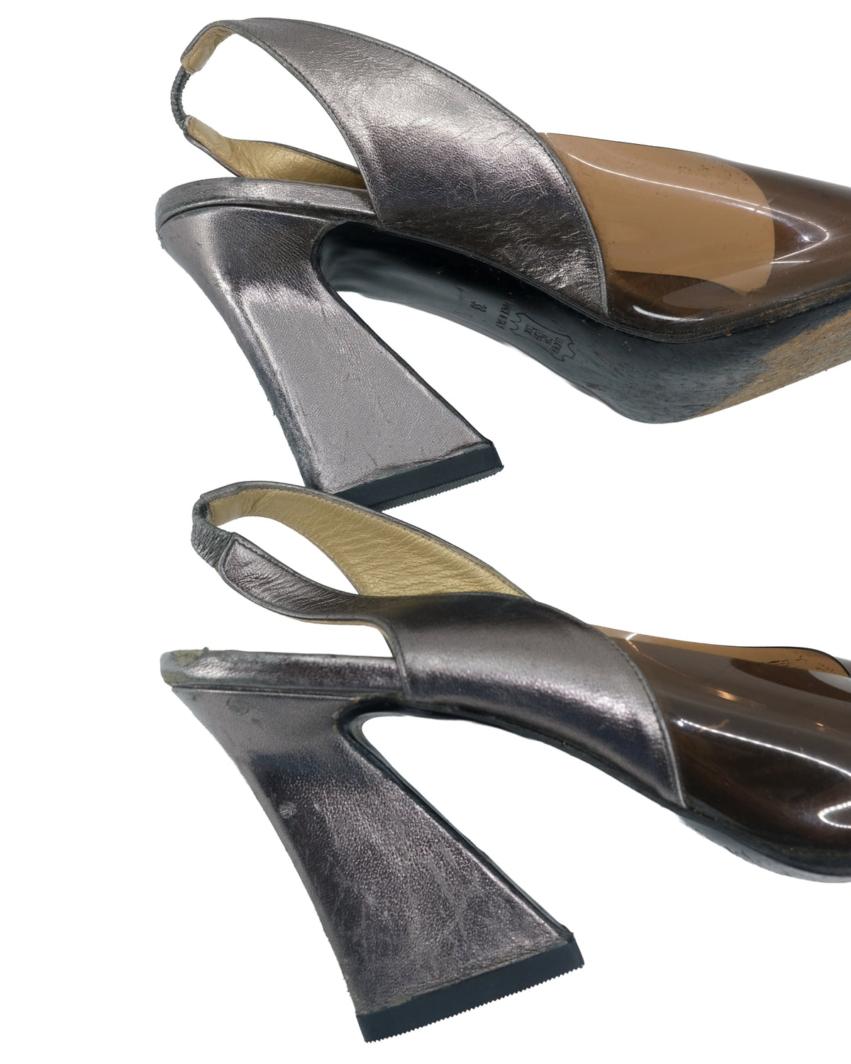YVES SAINT LAURENT VINTAGE HEELS 38