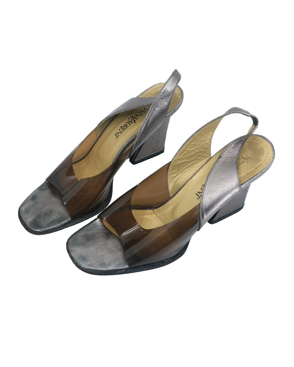 YVES SAINT LAURENT VINTAGE HEELS 38