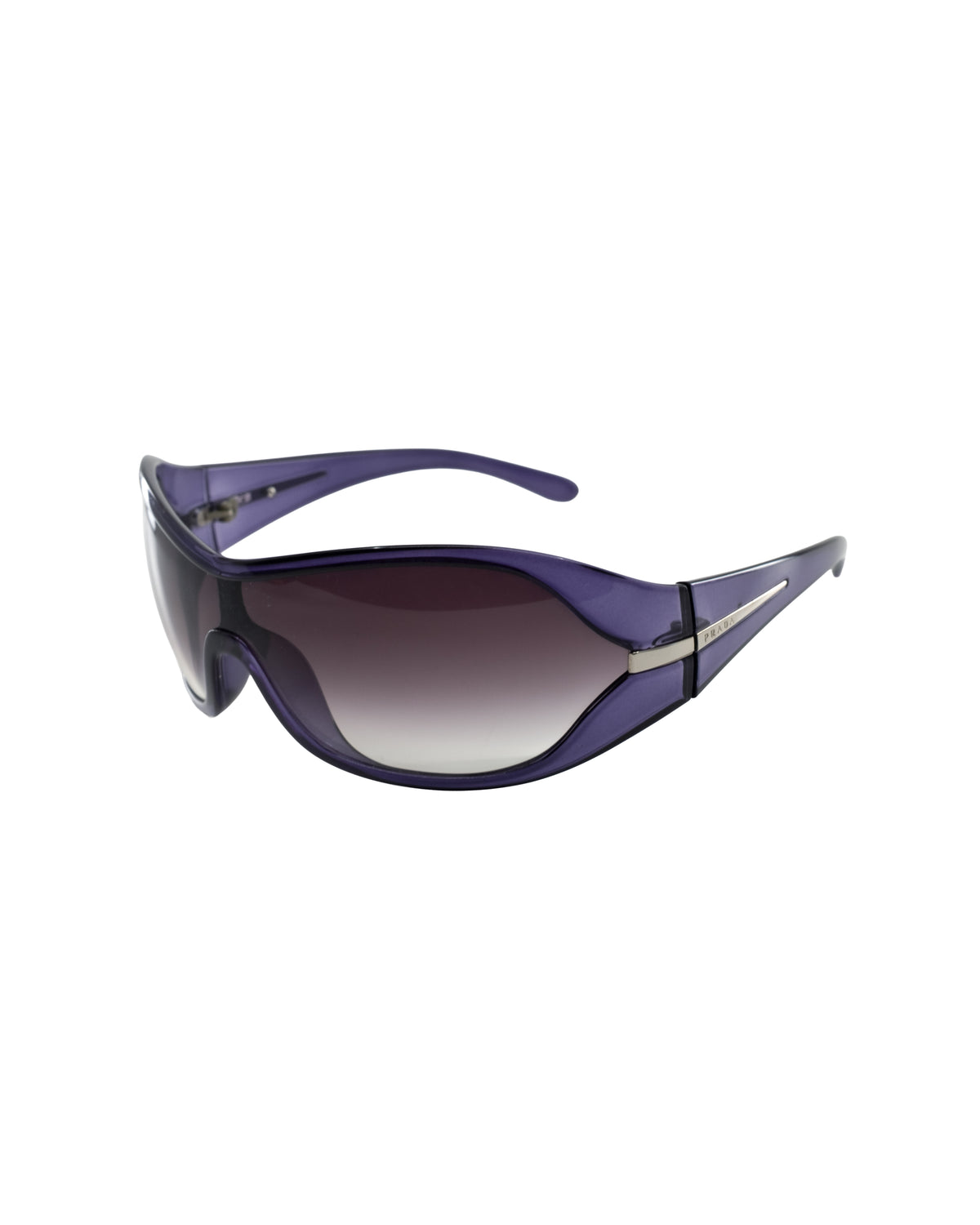 PRADA PURPLE SHIELD SUNGLASSES