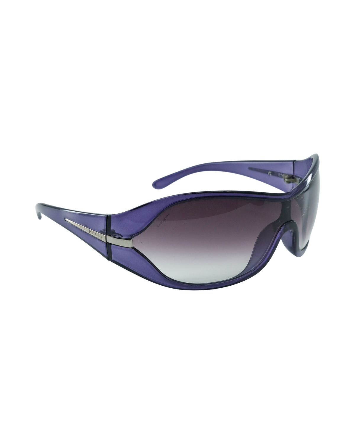 PRADA PURPLE SHIELD SUNGLASSES