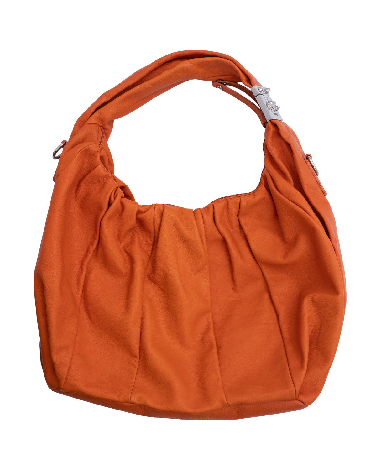 CLAUDIA FIRENZE LEATHER SHOULDER BAG
