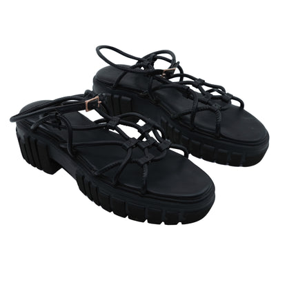 STRAPPY LEATHER SANDALS (7US)
