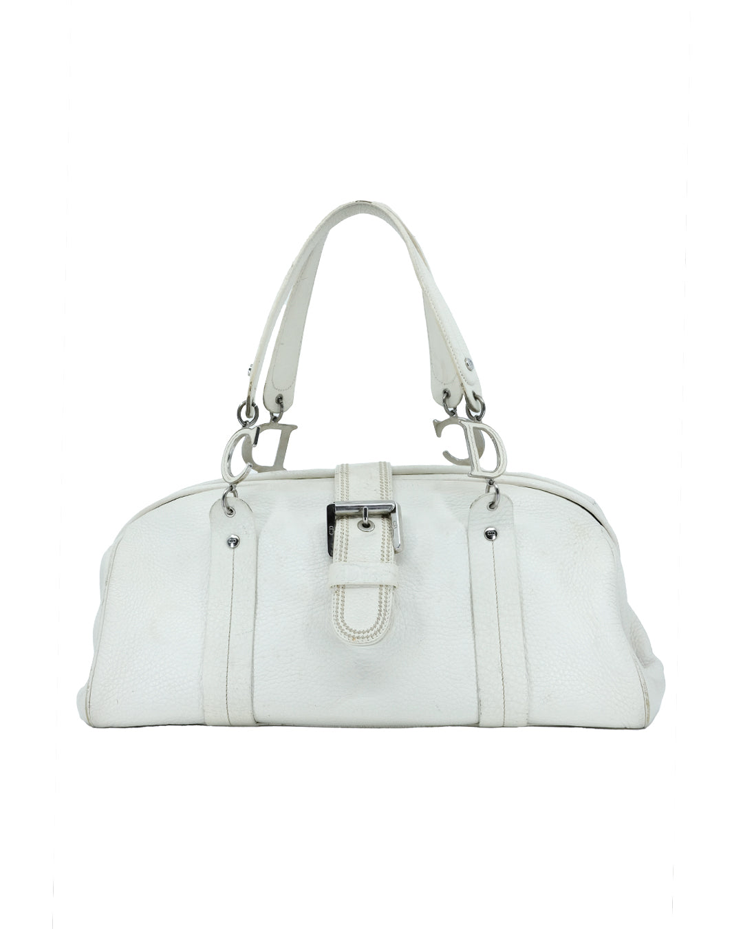 CHRISTIAN DIOR SATCHEL BAG (WHITE)