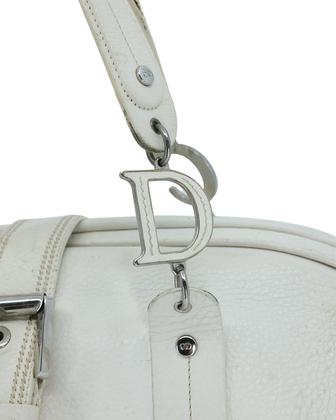 CHRISTIAN DIOR SATCHEL BAG (WHITE)