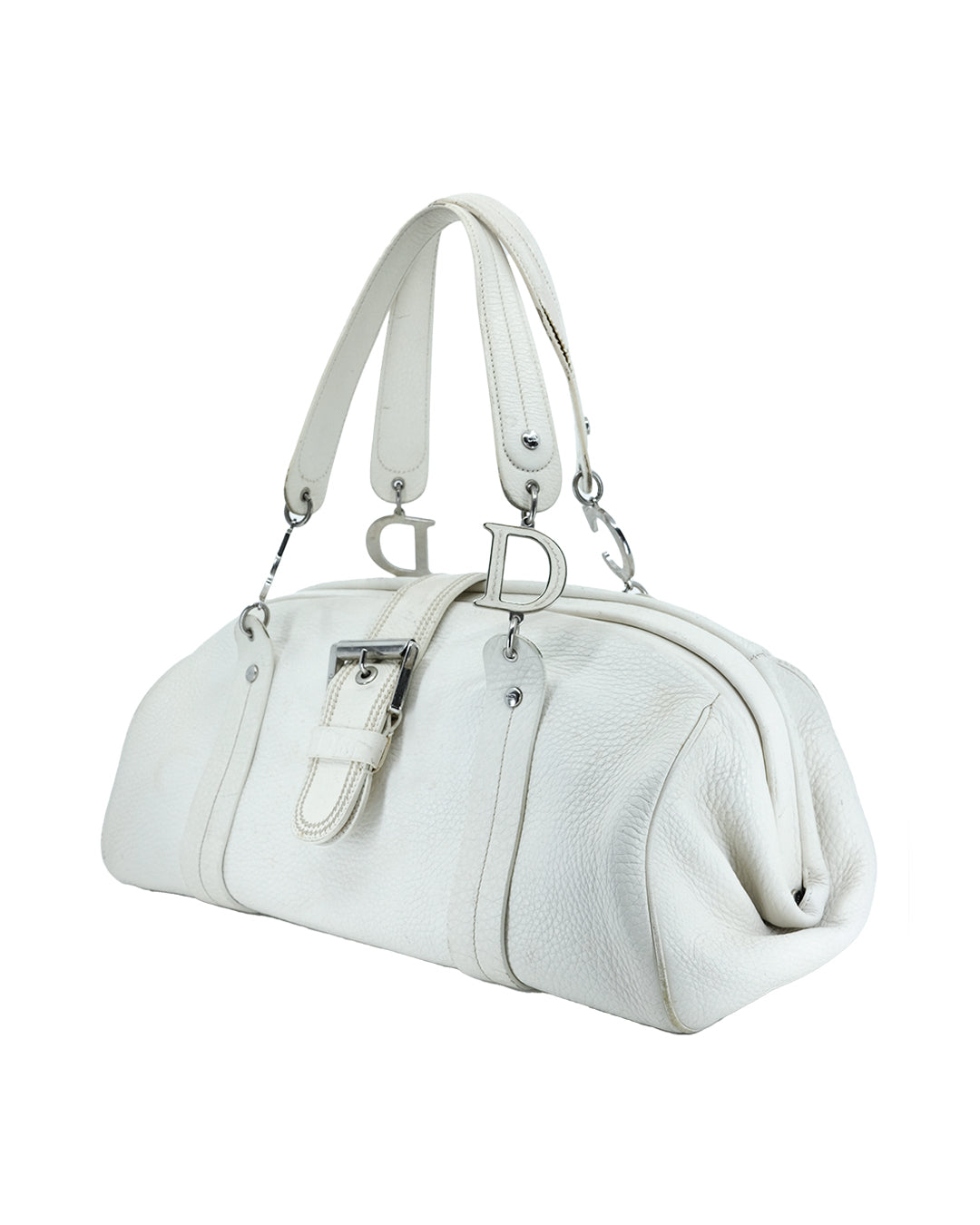 CHRISTIAN DIOR SATCHEL BAG (WHITE)