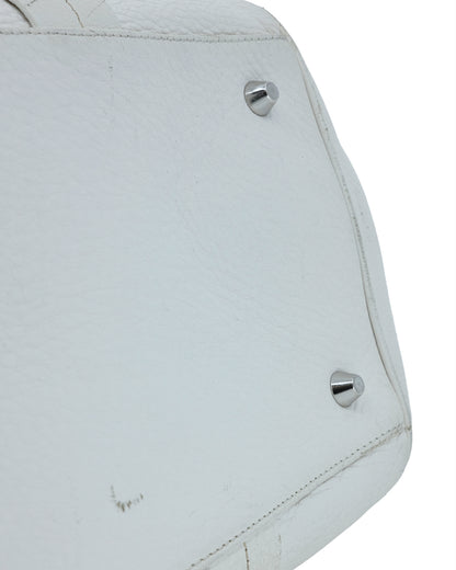 CHRISTIAN DIOR SATCHEL BAG (WHITE)