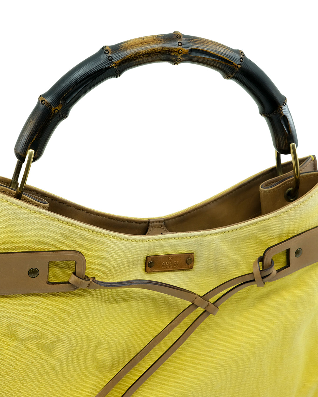 2002 GUCCI BAMBOO SHOULDER BAG