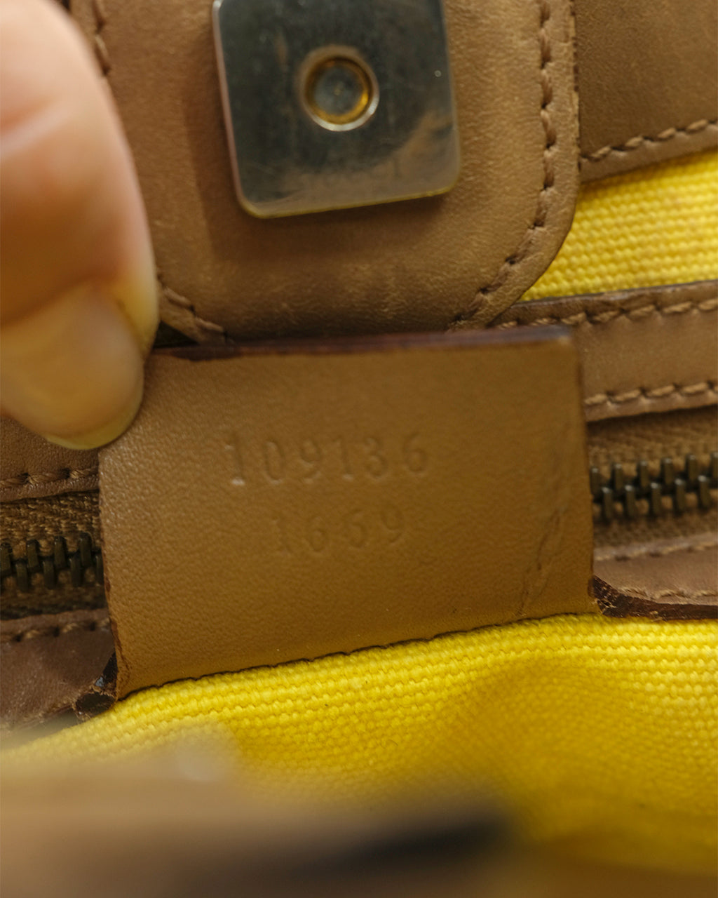 2002 GUCCI BAMBOO SHOULDER BAG