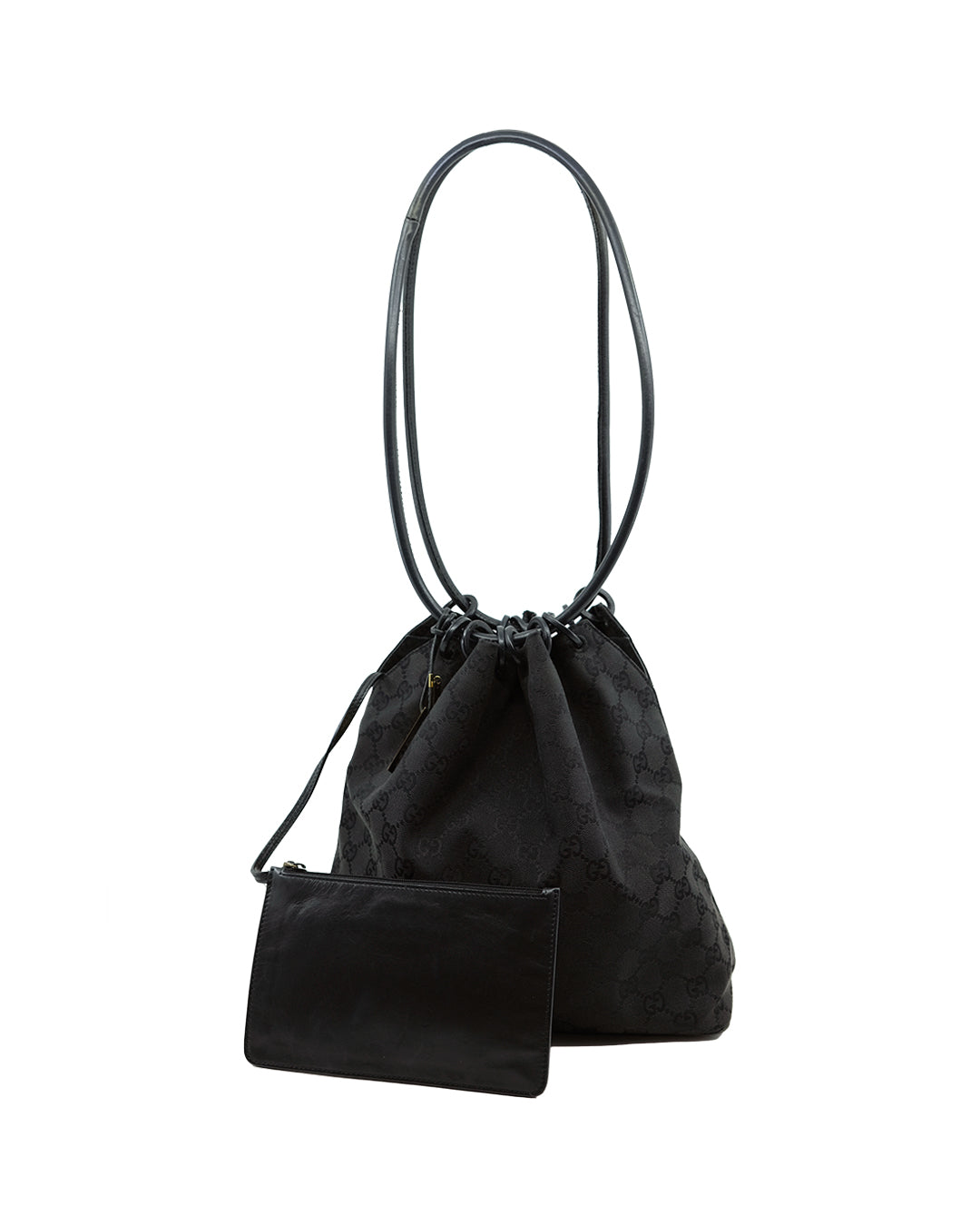 GUCCI GG CANVAS BUCKET BAG