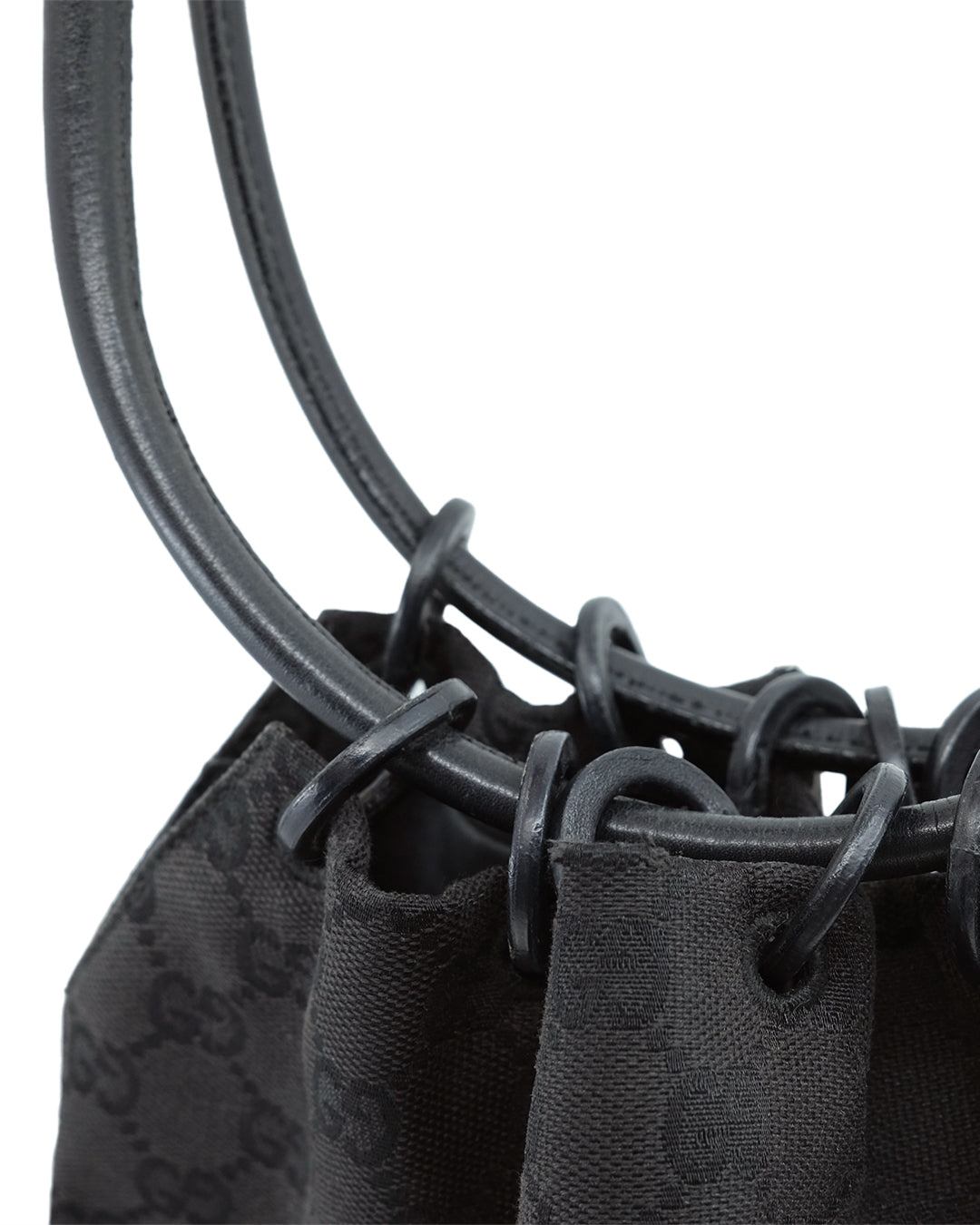 GUCCI GG CANVAS BUCKET BAG