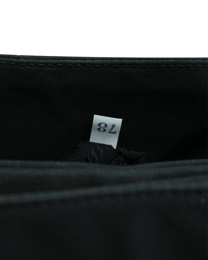 PRADA METAL HANDLE NYLON BAG